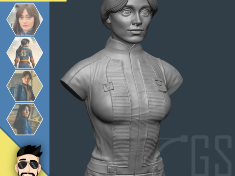 LUCY MACLEAN - FALLOUT 3D Model