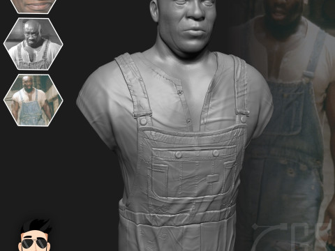 JOHN COFFEY - THE GREEN MILE 3D 모델