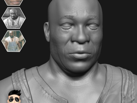 JOHN COFFEY - THE GREEN MILE 3D Модель