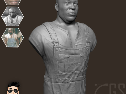 JOHN COFFEY - THE GREEN MILE 3D Модель