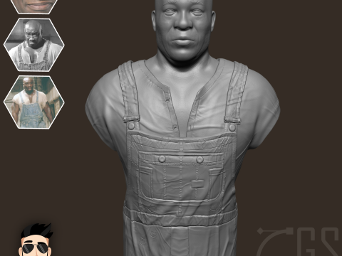 JOHN COFFEY - THE GREEN MILE 3D Модель