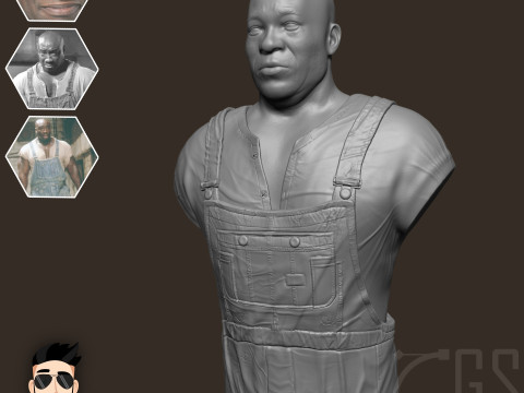 JOHN COFFEY - THE GREEN MILE 3D Модель