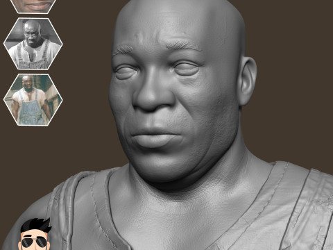 JOHN COFFEY - THE GREEN MILE 3D Модель