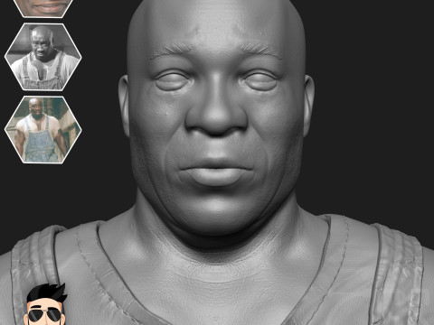JOHN COFFEY - THE GREEN MILE 3D Модель