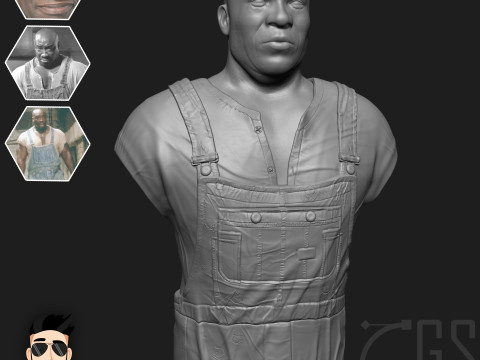 JOHN COFFEY - THE GREEN MILE 3D Модель