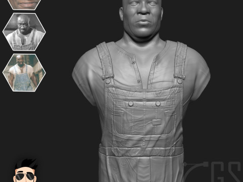 JOHN COFFEY - THE GREEN MILE 3D Модель