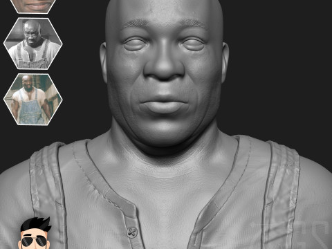 JOHN COFFEY - THE GREEN MILE 3D Модель