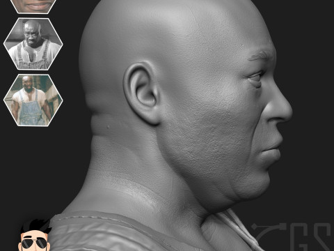 JOHN COFFEY - THE GREEN MILE 3D Модель