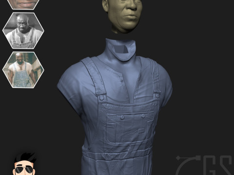 JOHN COFFEY - THE GREEN MILE 3D Модель