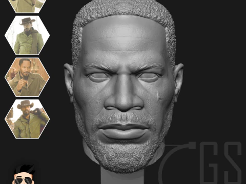 DJANGO UNCHAINED - 3D PRINT 3D Model