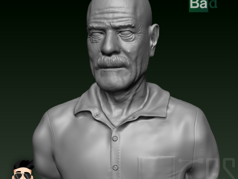 WALTER WHITE - BREAKING BAD - 3D PRINT 3D Модель
