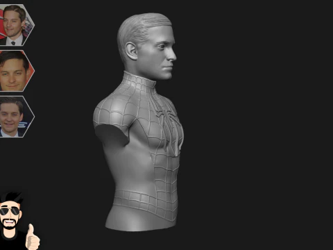 TOBEY MAGUIRE - HOMEM-ARANHA - IMPRESS&Atilde;O 3D Modelo 3D