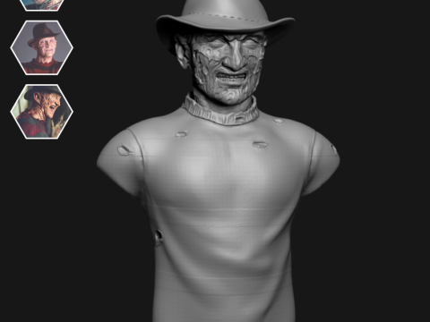 FREDDY KRUEGER - 3D PRINT 3D Model