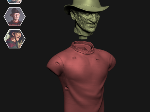 FREDDY KRUEGER - 3D PRINT 3D Model