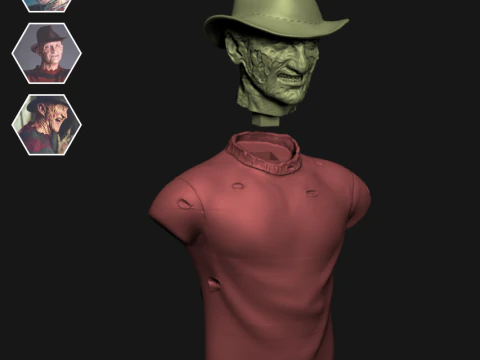 FREDDY KRUEGER - 3D PRINT 3D Model