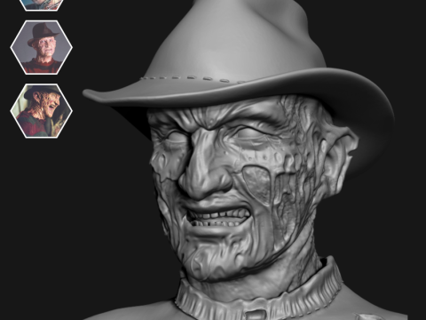 FREDDY KRUEGER - 3D PRINT 3D Model
