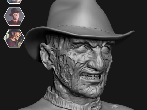 FREDDY KRUEGER - 3D PRINT 3D Model