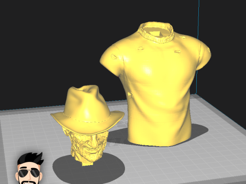 FREDDY KRUEGER - 3D PRINT 3D Model