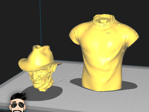 FREDDY KRUEGER - 3D PRINT 3D Model