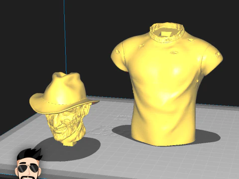 FREDDY KRUEGER - 3D PRINT 3D Model