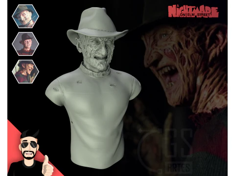 フレディ・クルーガー - 3D プリント 3Dモデル