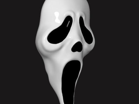 GHOSTFACE - MASK Modello di stampa 3D