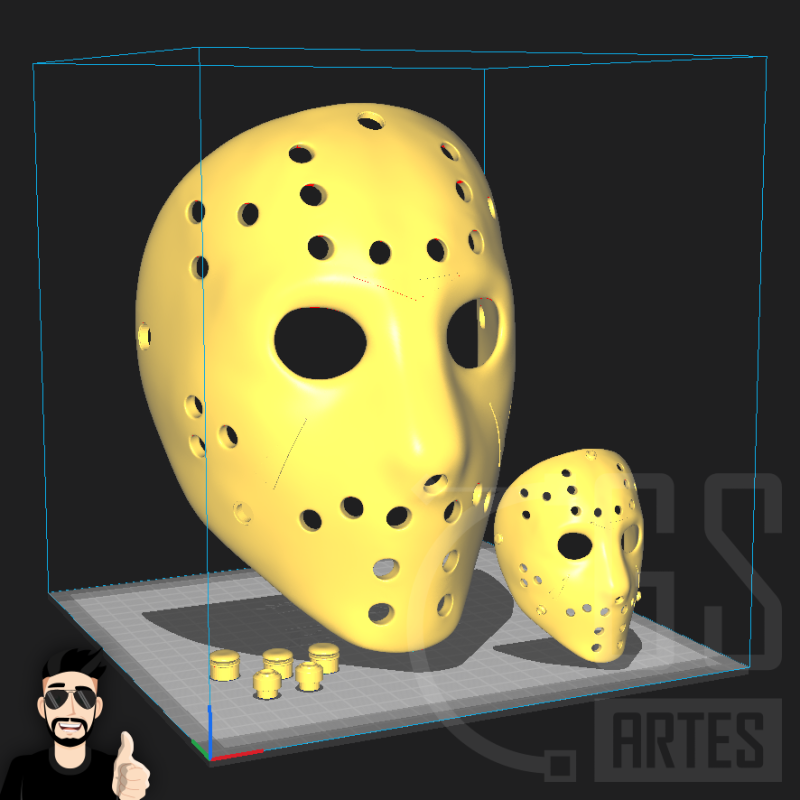 JASON VORHEES - MASK - FRIDAY THE 13TH Modello di stampa 3D .c4d .max .obj .3ds .fbx .stl .blend