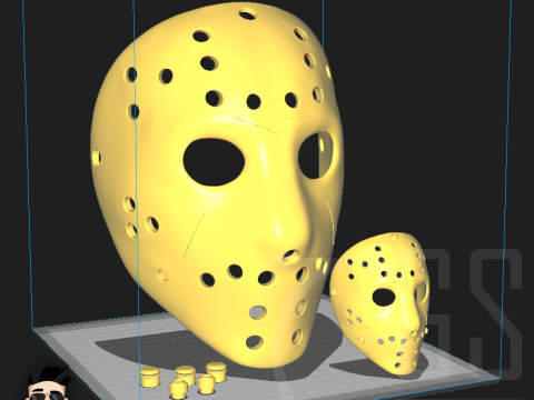 JASON VORHEES - MASK - FRIDAY THE 13TH 3D-printmodel