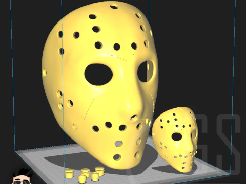 JASON VORHEES - MASK - FRIDAY THE 13TH 3D Print Model