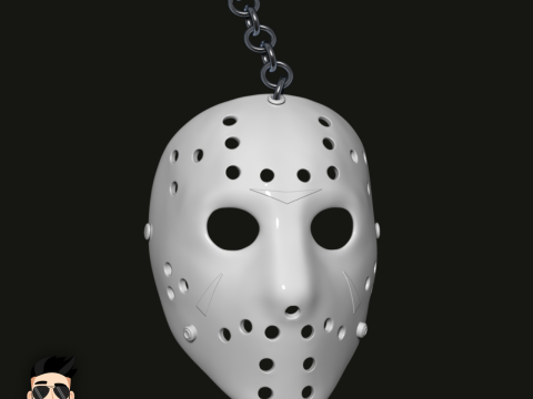 JASON VORHEES - MASK - FRIDAY THE 13TH Modello di stampa 3D