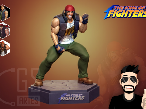 Ральф Джонс Король бойцов 3D модель для печати 3D Принт Модель