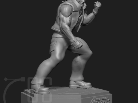 Ralf Jones The King of Fighters 3D Print Model 3D Print Model