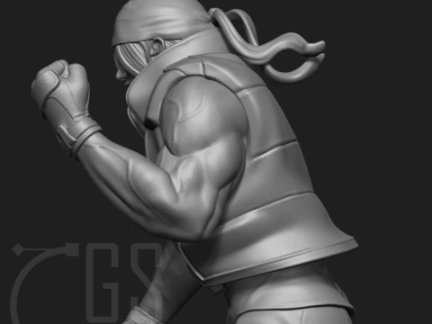 Ralf Jones The King of Fighters 3D Print Model 3D Print Model