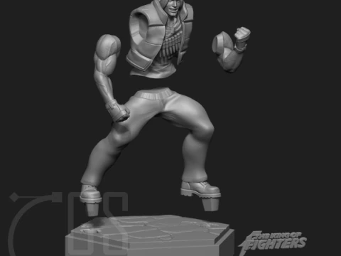 Ralf Jones The King of Fighters 3D Print Model 3D Print Model