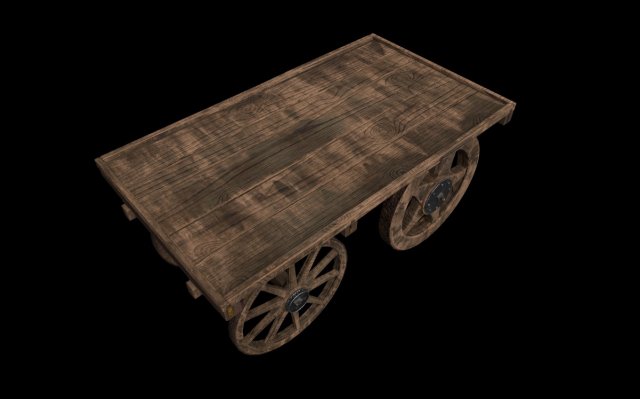 cart 3Dモデル .c4d .max .obj .3ds .fbx .stl .blend 