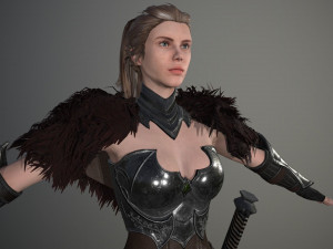 the warrior 3D Модель