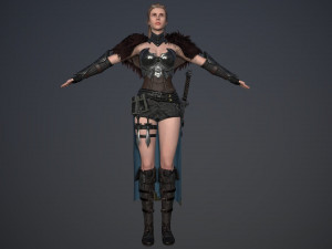 the warrior 3D Модель