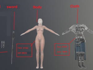 the warrior 3D Модель
