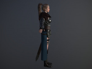 the warrior 3D Модель