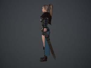 the warrior 3D Модель