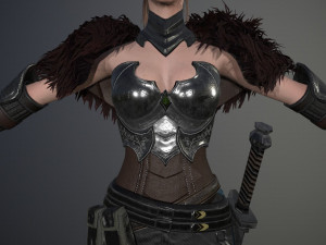 the warrior 3D Модель