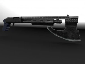 shotgun-axe marvels 3D Model