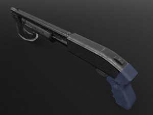 shotgun-axe marvels Modelo 3D