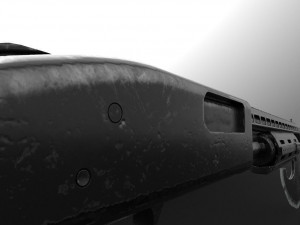 shotgun-axe marvels Modelo 3D