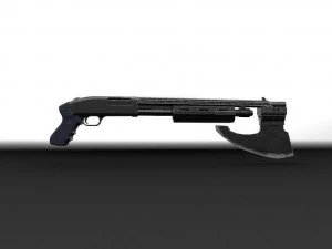 shotgun-axe marvels 3D Model