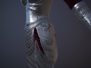 medieval warrior Model 3D