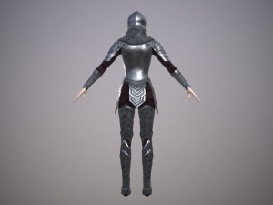 medieval warrior Model 3D