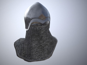 medieval warrior Model 3D