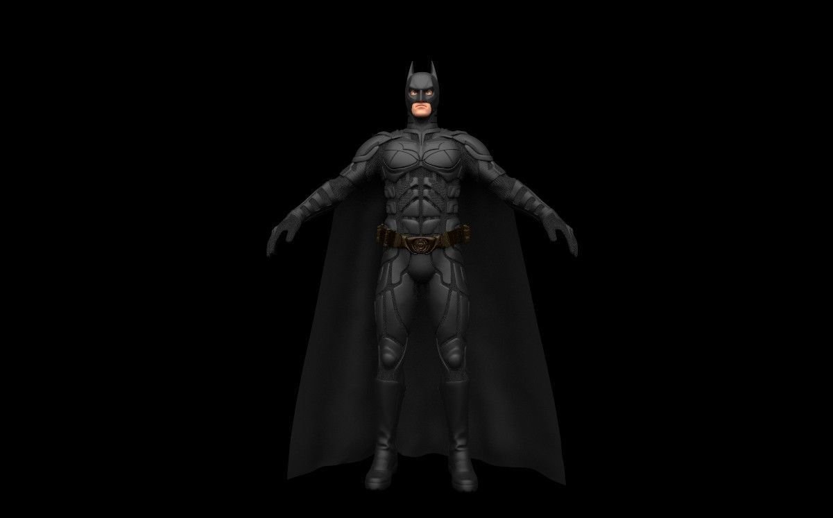 batman the dark knight 3D Model in Man 3DExport
