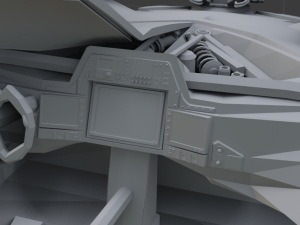 batmobile 3Dプリントモデル